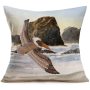 2022 Pelican Print Cushion Sets, Bird by Sea, Cotton Linen Sofa Cushion Cover Pack of 2 Pieces/