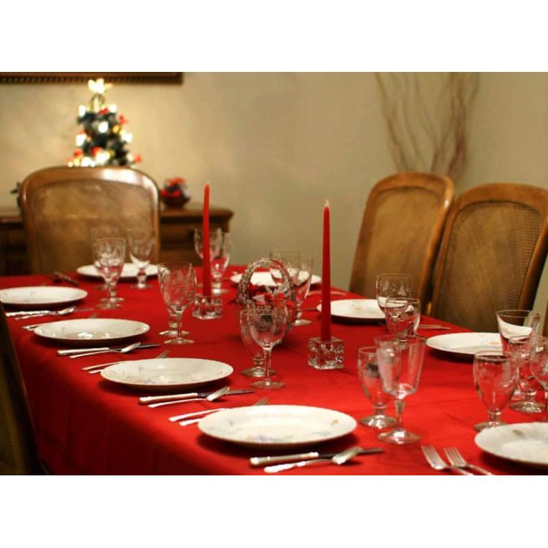 Top Sale Decorative White Black Red Rectangle Banquet Beautiful Polyester Tablecloths For Wedding Kitchen