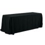 Top Sale Decorative White Black Red Rectangle Banquet Beautiful Polyester Tablecloths For Wedding Kitchen