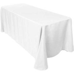 Top Sale Decorative White Black Red Rectangle Banquet Beautiful Polyester Tablecloths For Wedding Kitchen