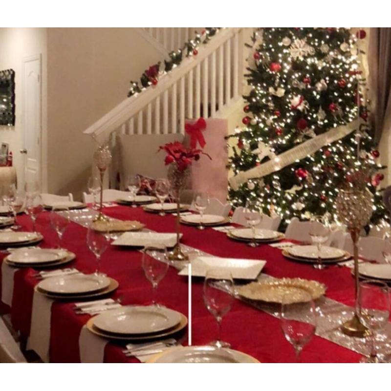 Top Sale Decorative White Black Red Rectangle Banquet Beautiful Polyester Tablecloths For Wedding Kitchen