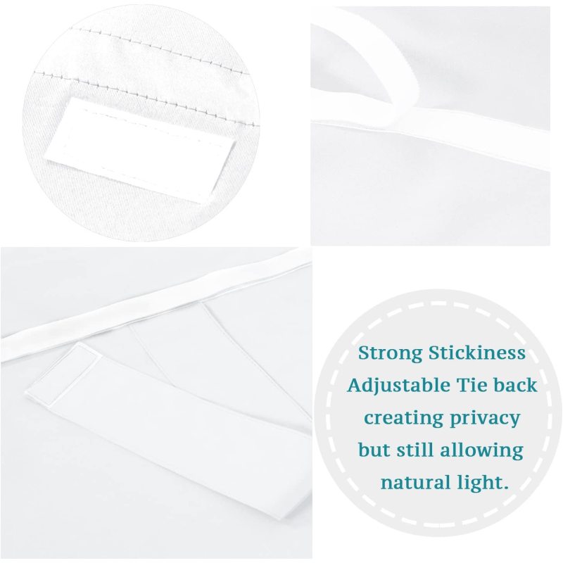 2021 hot French door curtain, heat insulation shading glass door curtain panel triangle curtain for doors and Windows  /