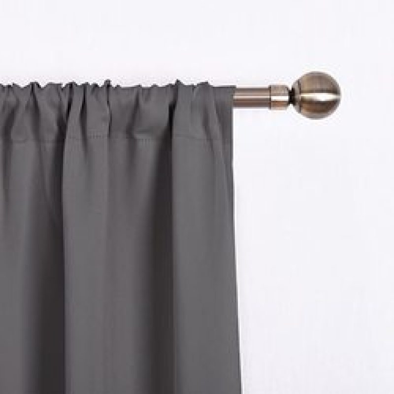 Tie Up Shade Blind Room Window Covering 100% Polyester Blackout Kitchen Curtain, Cheap Rod Pocket Panel Kitchen Curtain/
