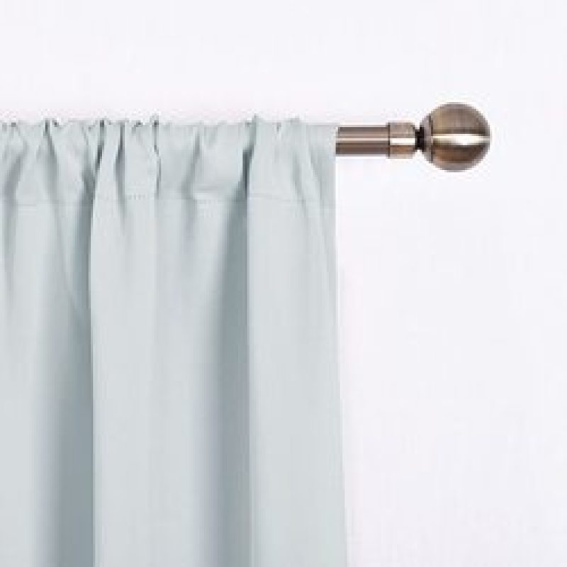 Tie Up Shade Blind Room Window Covering 100% Polyester Blackout Kitchen Curtain, Cheap Rod Pocket Panel Kitchen Curtain/