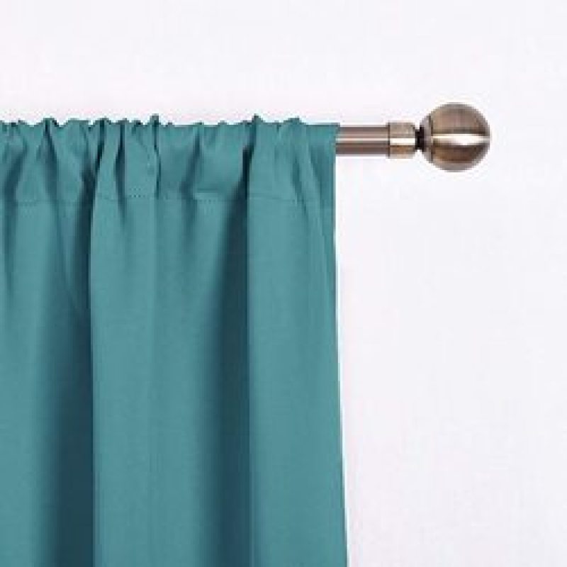 Tie Up Shade Blind Room Window Covering 100% Polyester Blackout Kitchen Curtain, Cheap Rod Pocket Panel Kitchen Curtain/