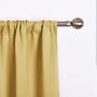 Tie Up Shade Blind Room Window Covering 100% Polyester Blackout Kitchen Curtain, Cheap Rod Pocket Panel Kitchen Curtain/