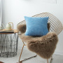 Super Soft Decorative Square Cushion Cover, Striped Velvet Corduroy Throw Pillow Case Cover With Zipper$