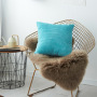 Super Soft Decorative Square Cushion Cover, Striped Velvet Corduroy Throw Pillow Case Cover With Zipper$