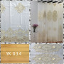 Luxury Curtains European Elegant, Window Curtains For Living Room Floral Sheer Tulle/