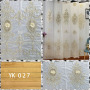 Luxury Curtains European Elegant, Window Curtains For Living Room Floral Sheer Tulle/