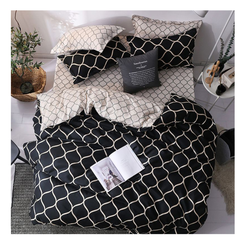 3 Pcs 3D Comforter Bedroom Set Bedding, kids nordic bedding/