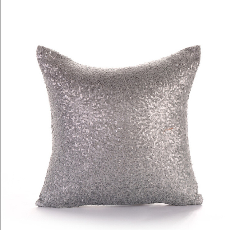 Customis Sofa Pillow Case Cushion Cover,Purple Sequin Latest Design Throw Pillow Cases/