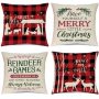 New Pillowcase Cushion Cover Throw Linen Pillow Case Merry Christmas Gifts Home Pillowcases /