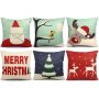 New Pillowcase Cushion Cover Throw Linen Pillow Case Merry Christmas Gifts Home Pillowcases /