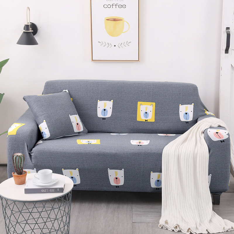Various Designs Anti Slip Sofa Covers For Living Room, Custom Made Elastic Stretch Sofa Slipcovers/