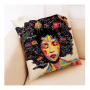 Housse de Coussin Throw Pillows For Home Decor, African Girl Coussin/