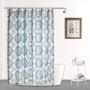 Custom Waterproof Waffle Bathroom Shower Curtain, Thick Polyester Bath Curtain for Bathroom$
