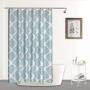 Custom Waterproof Waffle Bathroom Shower Curtain, Thick Polyester Bath Curtain for Bathroom$