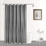 Custom Waterproof Waffle Bathroom Shower Curtain, Thick Polyester Bath Curtain for Bathroom$