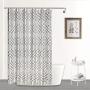 Custom Waterproof Waffle Bathroom Shower Curtain, Thick Polyester Bath Curtain for Bathroom$