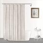 Custom Waterproof Waffle Bathroom Shower Curtain, Thick Polyester Bath Curtain for Bathroom$