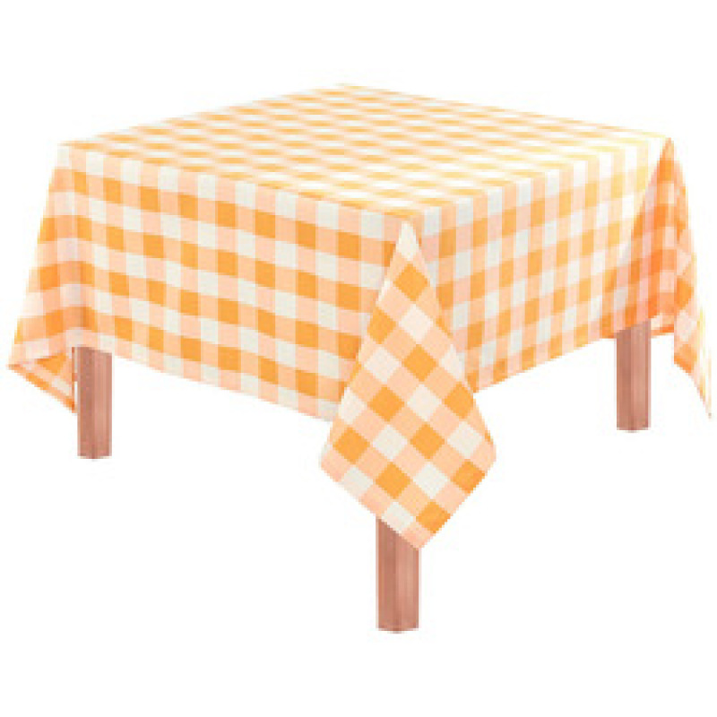 High Quality Beautiful Decor Water-proof Dust-proof Plaid Polyester Table Runner For Kitchen Outside Party