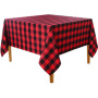 High Quality Beautiful Decor Water-proof Dust-proof Plaid Polyester Table Runner For Kitchen Outside Party