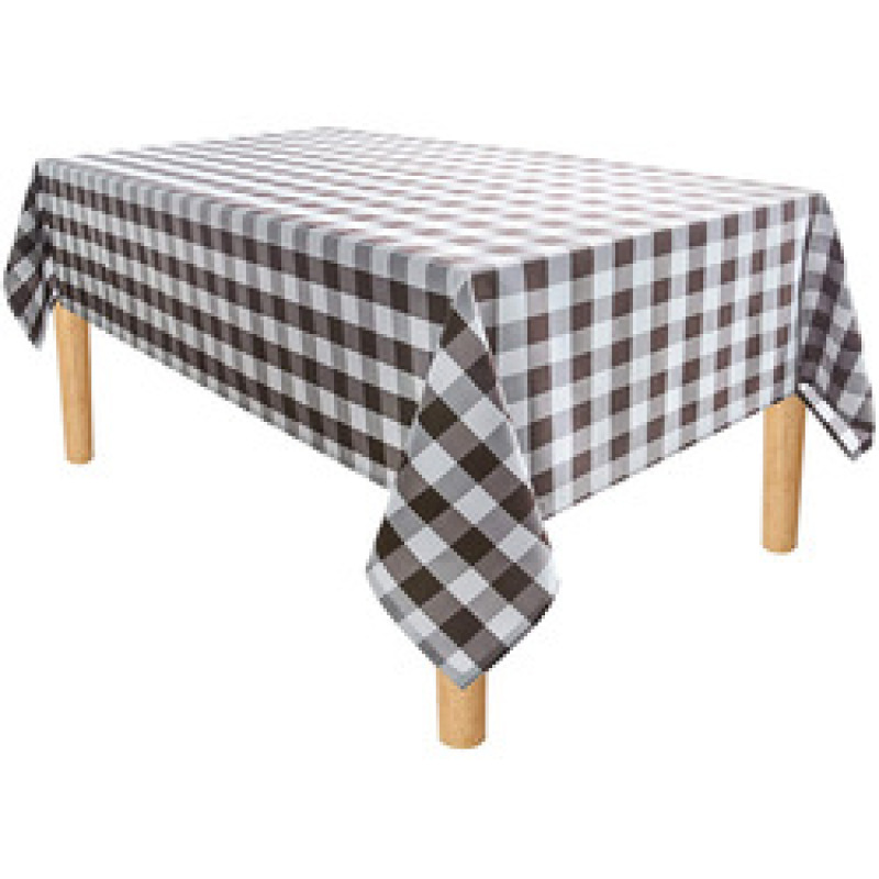 High Quality Beautiful Decor Water-proof Dust-proof Plaid Polyester Table Runner For Kitchen Outside Party