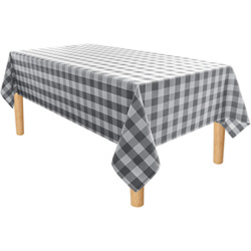 High Quality Beautiful Decor Water-proof Dust-proof Plaid Polyester Table Runner For Kitchen Outside Party