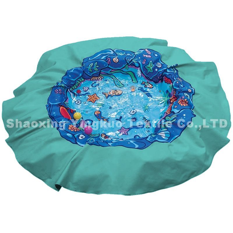 Waterproof Custom Logo Beach Pool Blanket for Kids,Children Picnic Cartoon Beach Paddling Pool Blanket with Travel Bag