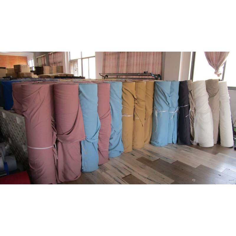New style 100% Polyester stock Home Textile custom color Yarn Dyed Curtains