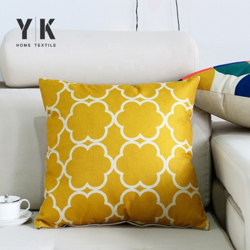 customized design home sofa decor office seat woven cushions for home decor