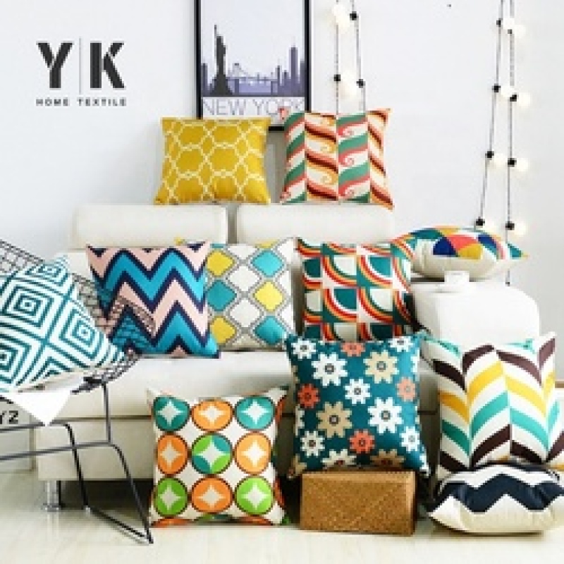 customized design home sofa decor office seat woven cushions for home decor