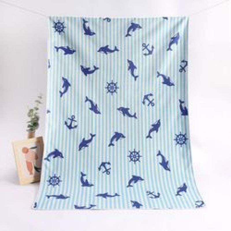 Custom Microfiber Beach Towel, Bright Color Print Sand Free Beach Towel#