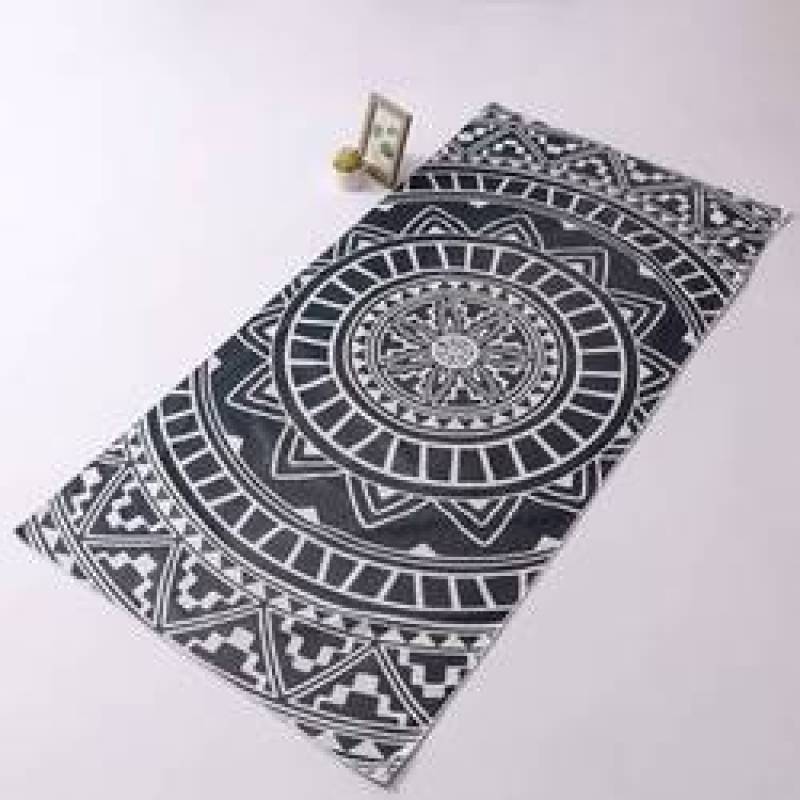 Custom Microfiber Beach Towel, Bright Color Print Sand Free Beach Towel#