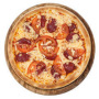 Soft Round Print Fleece Flannel Throw Food Fruit Pizza Blanket, Mexico Burrito Blanket#