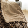 Wholesale Hot Selling Polyester Comfort Fleece Blanket, High Quality Velvet Flannel Khaki Leopard Print Blanket/