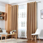 Best Selling Products soild blackout Curtains,For Home poly linen Fabric Curtain /