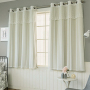 2 Layers Hollow The Stars Blackout Curtain for Bay Window,Princess Lace Curtain For Girls Living Room Bedroom Window Panel/