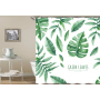 hot sale products custom polyester Products Bathroom Decor shower curtains,Leaves Printed 100% Waterproof shower curtain