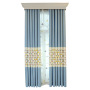Modern 100% Polyester blackout Embroidery European Stitching Curtains