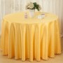 Nappe ronde jacquard en polyester pour mariage, banquet, hôtel, vente en gros