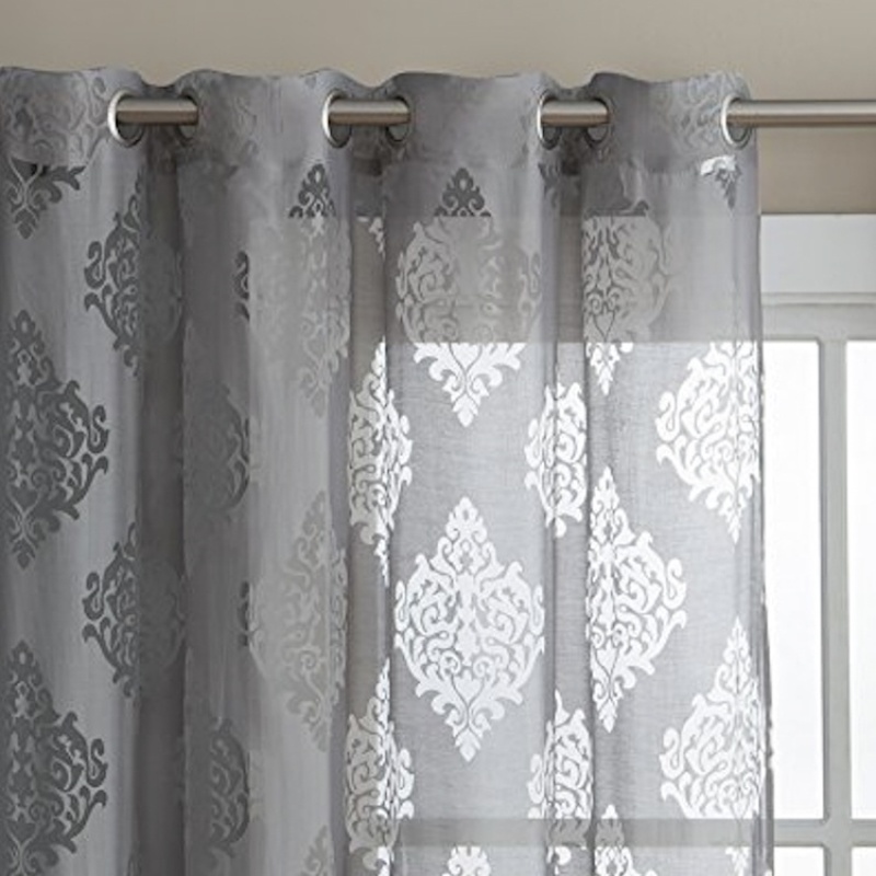 new design top quality low price ready made fancy window curtain