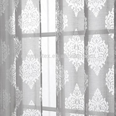 new design top quality low price ready made fancy window curtain