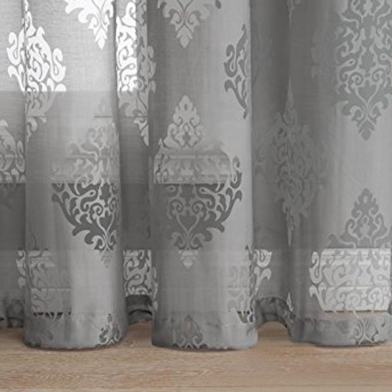 new design top quality low price ready made fancy window curtain