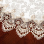 Polyester Tablecloth For Wedding, Wholesale White Round Tablecloth$