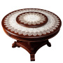 Polyester Tablecloth For Wedding, Wholesale White Round Tablecloth$