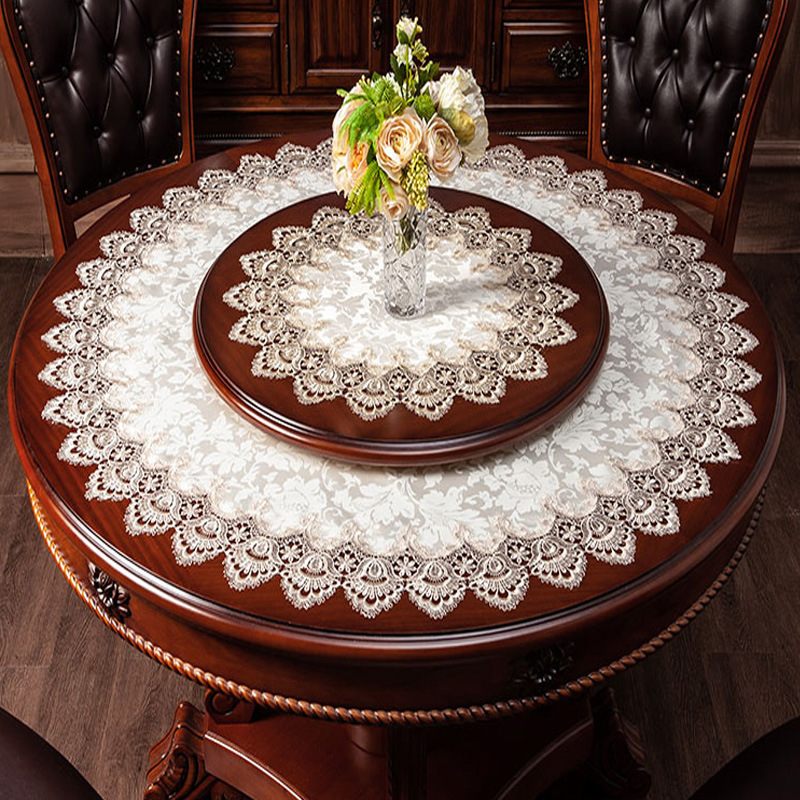 Polyester Tablecloth For Wedding, Wholesale White Round Tablecloth$