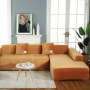 Wholesale Velvet Cover For Sofa, New Products Sectional Sofa Cover L Shape Couch/