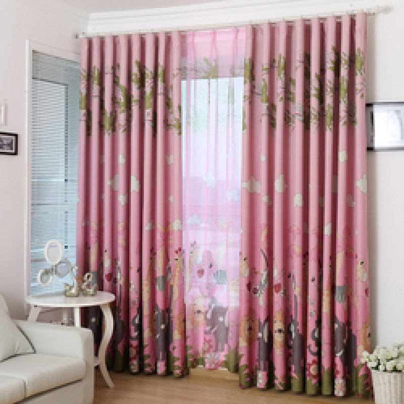 Home Decor kids Bed Room Print Blackout Curtain, Best Selling Products Ready Made Bed Curtain/